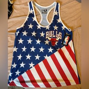 NBA Blue and White Star Tank Top